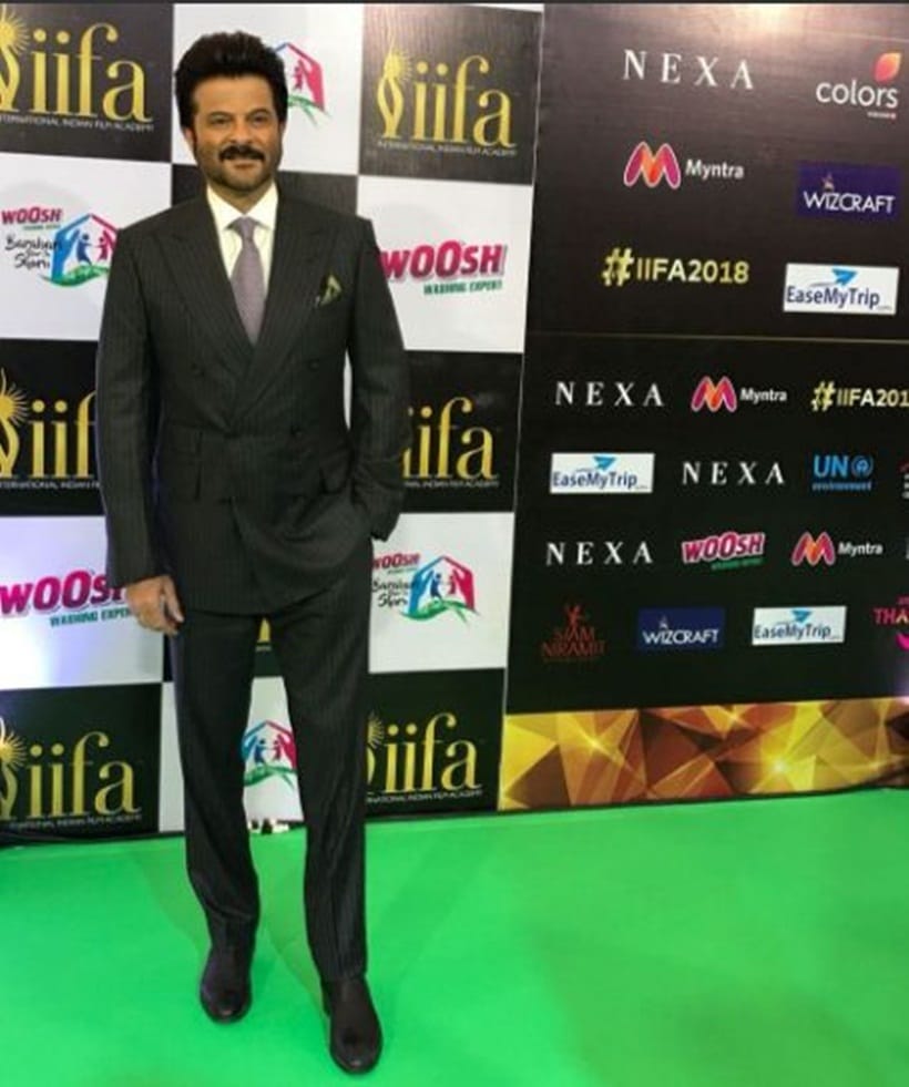 Anil Kapoor iifa green carpet