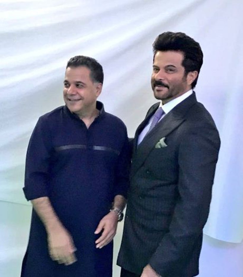 Raj Nayak and Anil Kapoor at iifa