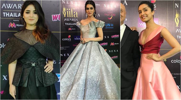 IIFA 2018 Day 3, IIFA fashion, Kriti Sanon, Kriti Sanon latest photos, Kriti Sanon fashion, Shraddha Kapoor, Shraddha Kapoor fashion, Zaira Wasim fashion, indian express, indian express news