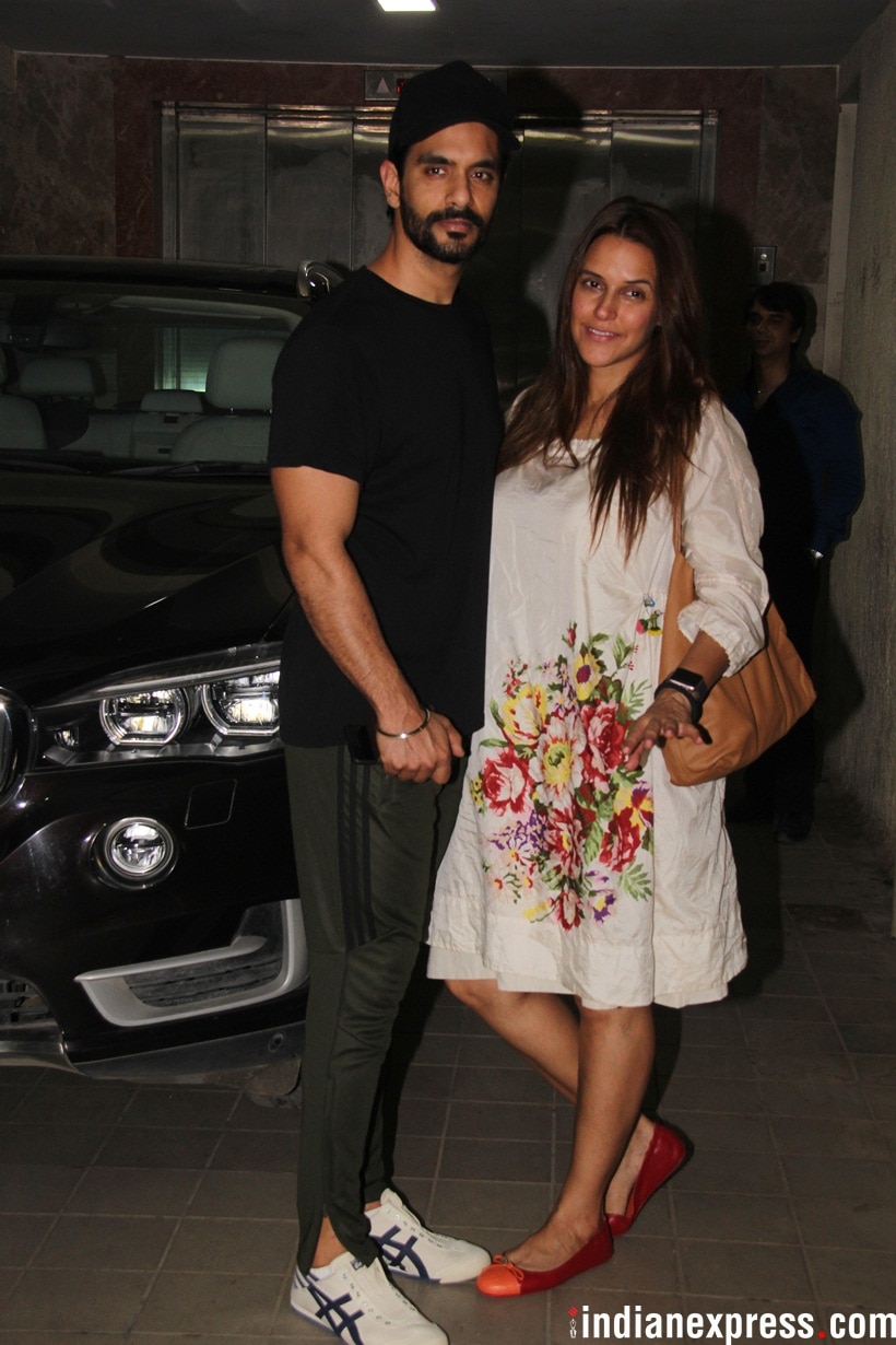 neha dhupia and angad bedi together