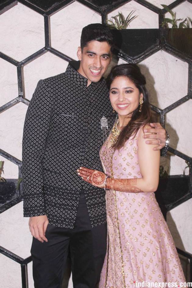 Shweta Tripathi and Chaitanya Sharma wedding party