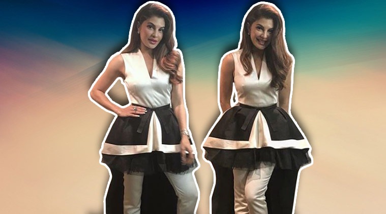 Jacqueline Fernandez, Race 3 promotions, Jacqueline Fernandez Race 3, Jacqueline Fernandez Race 3 promotions, Jacqueline Fernandez fashion, Jacqueline Fernandez latest photos, Jacqueline Fernandez latest news, celeb fashion, bollywood fashion, indian express, indian express news