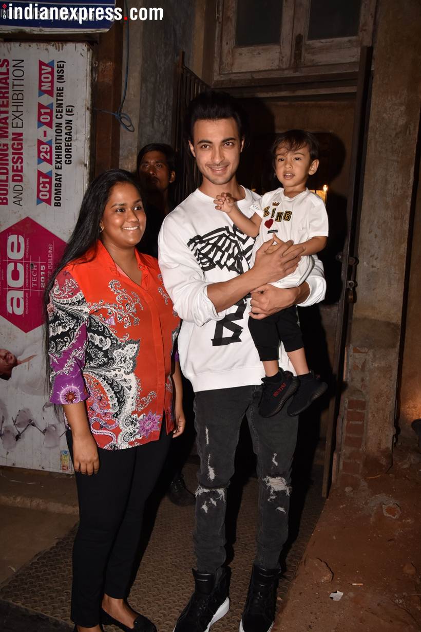 ayush sharma family photos