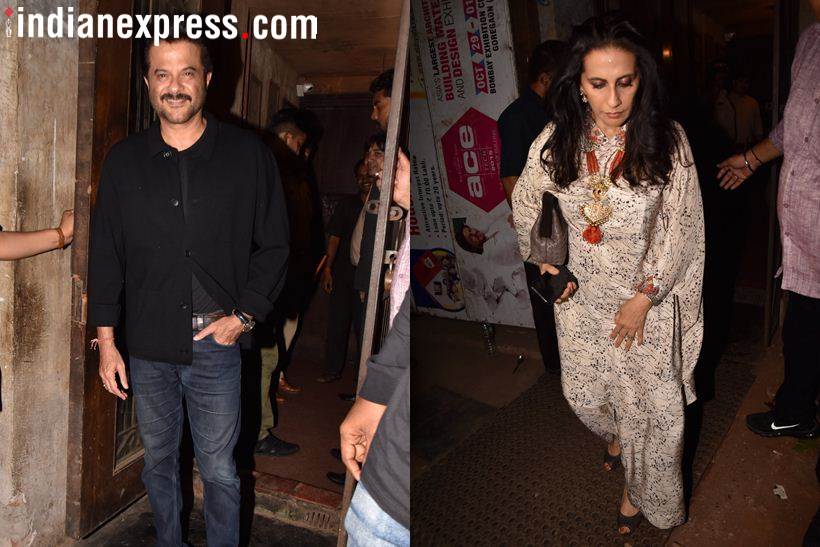 anil kapoor and sunita kapoor at jacqueline party
