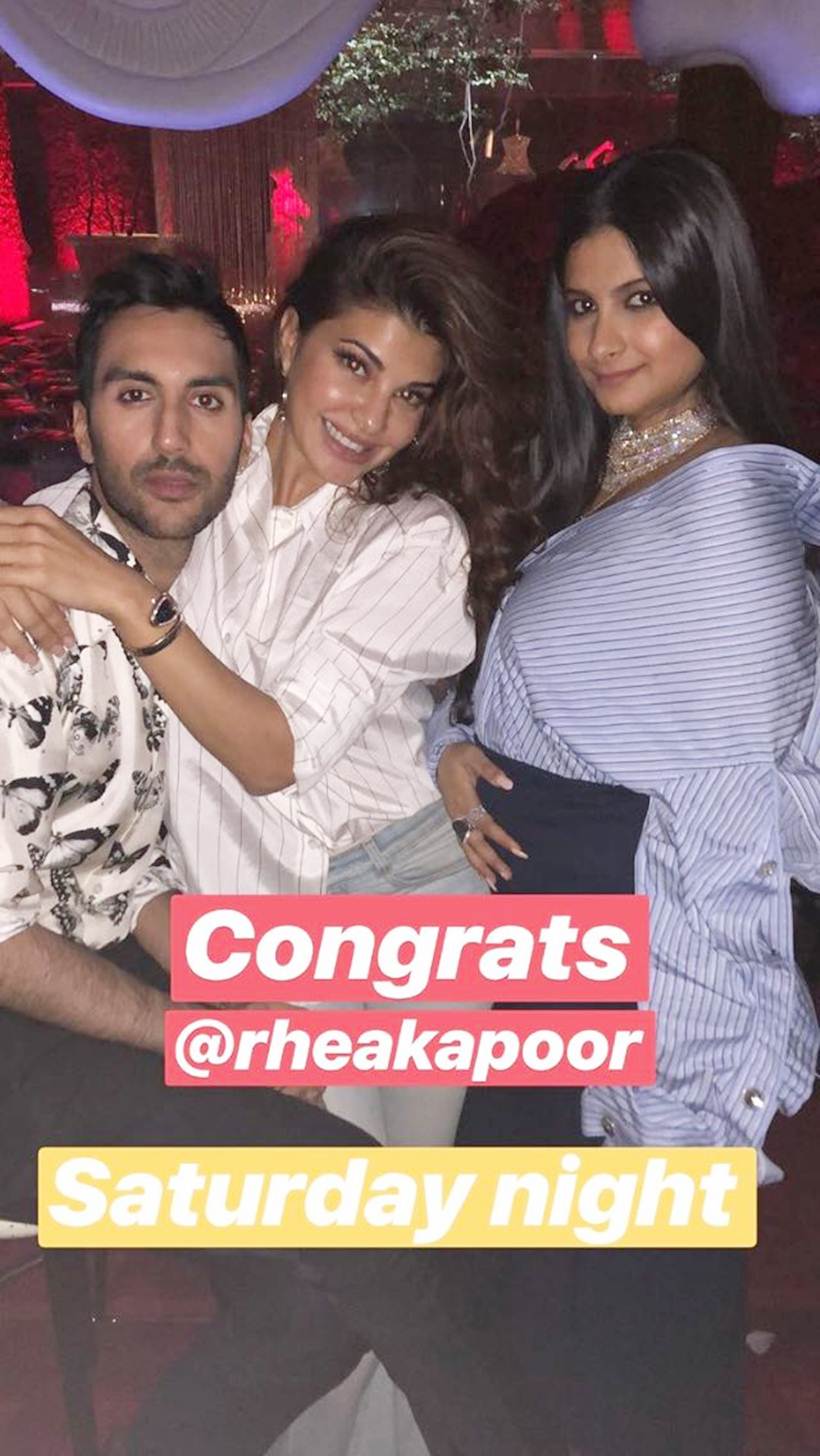 jacqueline fernandez with rhea kapoor