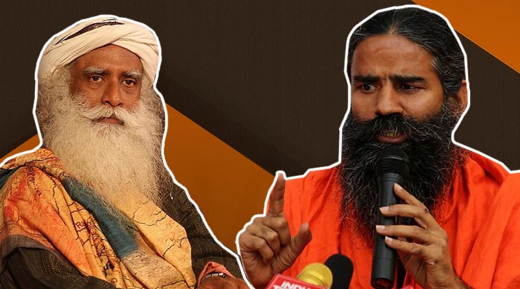 Jaggi Vasudev Joins Baba Ramdev In Support Of Sterlite Says Lynching   Jaggi Vasudev Baba Ramdev 759 Combo 