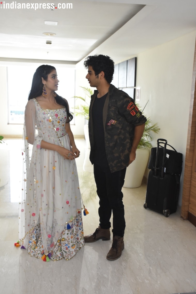 janhvi kapoor, ishaan khatter photos