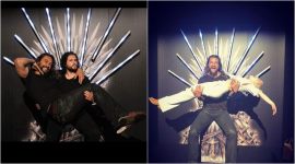 jason momoa who played khal drogo met with his game of thrones costars including emilia clarke