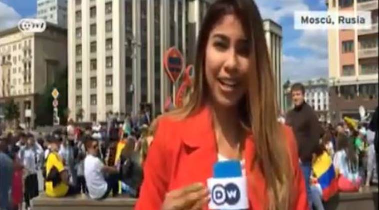 Fifa World Cup 2018 Russian Man Who Groped Female World Cup Reporter