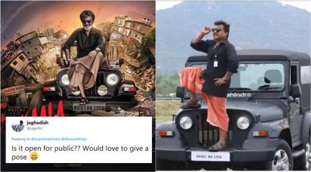 Kaala fever: Want to pose like Rajinikanth? Anand Mahindra opens the CAR THRONE for Thalaivar fans in Chennai