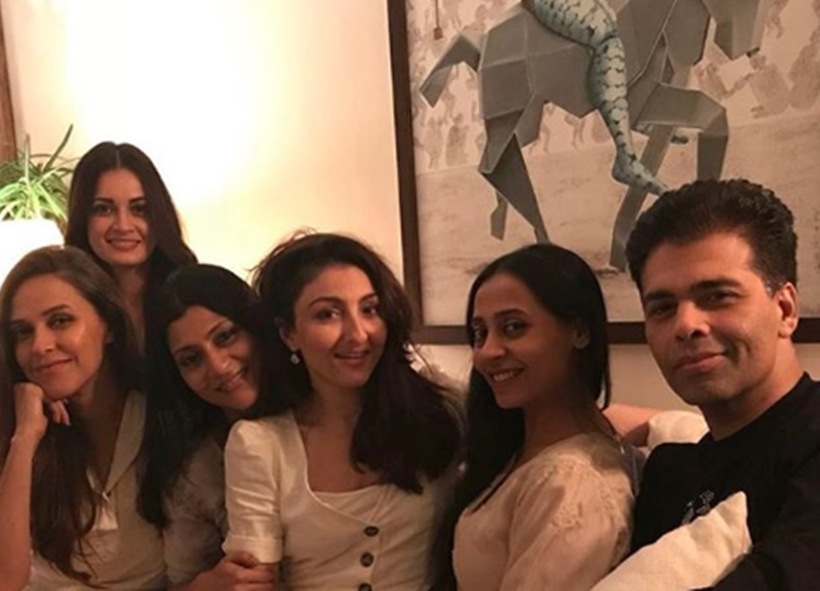 Karan Johar, neha Dhupia