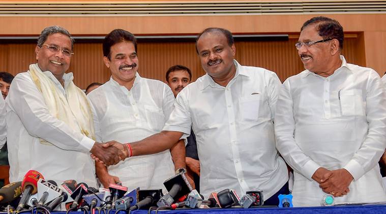 In Karnataka Congress Jds Alliance Feels First Strains India News