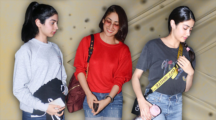 Yami Gautam, Janhvi Kapoor, Khushi Kapoor, Yami Gautam street style, Janhvi Kapoor street style, Khushi Kapoor street style, Yami Gautam latest photos, Janhvi Kapoor latest photos, Khushi Kapoor latest photos, celeb fashion, bollywood fashion, indian express, indian express news