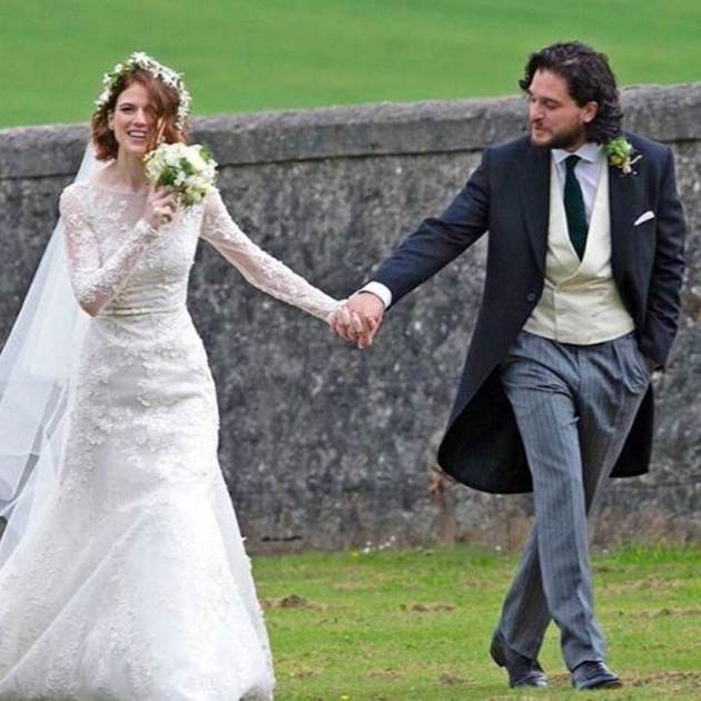 Inside Got Actors Kit Harington Rose Leslies Beautiful Wedding 