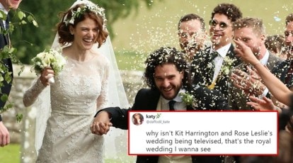 Kit Harington-Rose Leslie wedding: Sophie Turner channels her