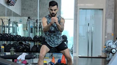 Virat Kohli, Virat Kohli India, India Virat Kohli, Virat Kohli workout, Virat Kohli news, India vs England, sports news, cricket, Indian Express