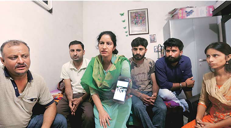 Luv Johar’s family at their residence in Sonepat. (Photo: Gajendra yadav)