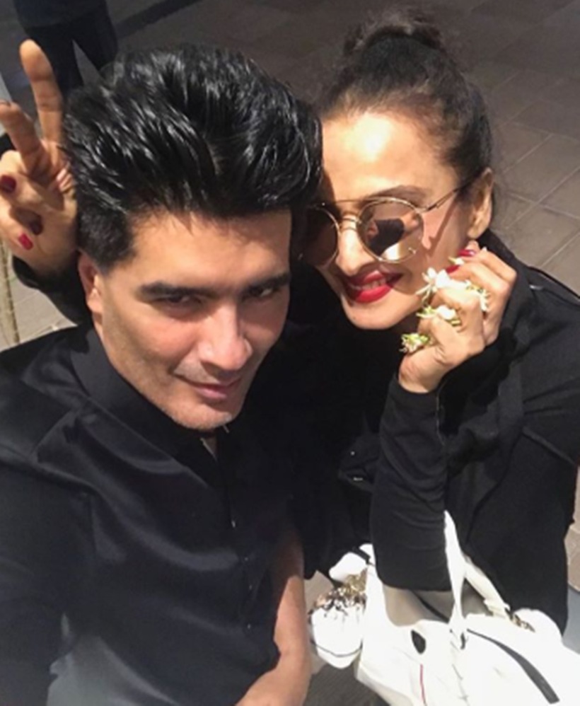manish malhotra, rekha