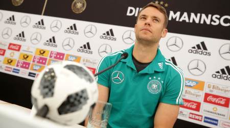 Manuel Neuer, Manuel Neuer Germany, Germany Manuel Neuer, Leroy Sane, Joachim Loew, sports news, FIFA World Cup 2018, football, Indian Express