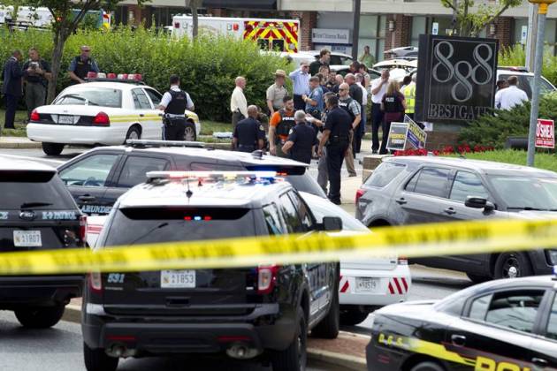 Five people dead in Maryland newsroom attack, suspect arrested