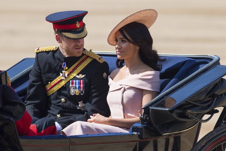 Meghan Markle, Queen Elizabeth, meghan markle fashion, meghan markle latest photos, meghan markle updates, meghan markle queen elizabeth, givenchy, meghan markle givenchy, celeb fashion, royal wedding, indian express, indian express news