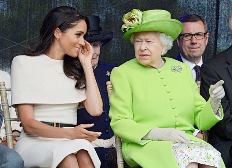 Meghan Markle’s elegant beige dress perfectly complements Queen