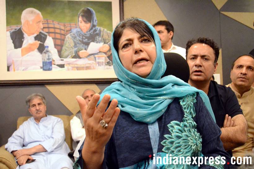 BJP severs ties with Mehbooba mufti led pdp