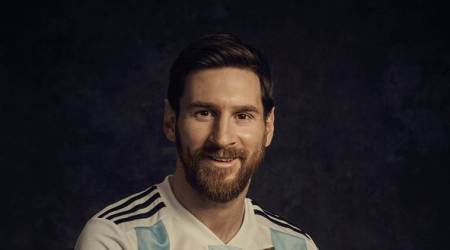 Argentina and Barcelona forward Lionel Messi in photoshoot for PAPER magazine