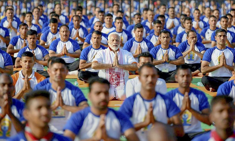 Yoga Day celebrations 2018: From one stretch to another, across the country