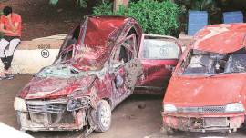 mumbai wall collapse, lloyd's estate mumbai, Lloyd’s Estate residential towers, mumbai news, indian express