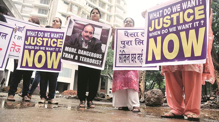 Mumbai: Home buyers protest against Mehul Choksi for failure to hand over flats 