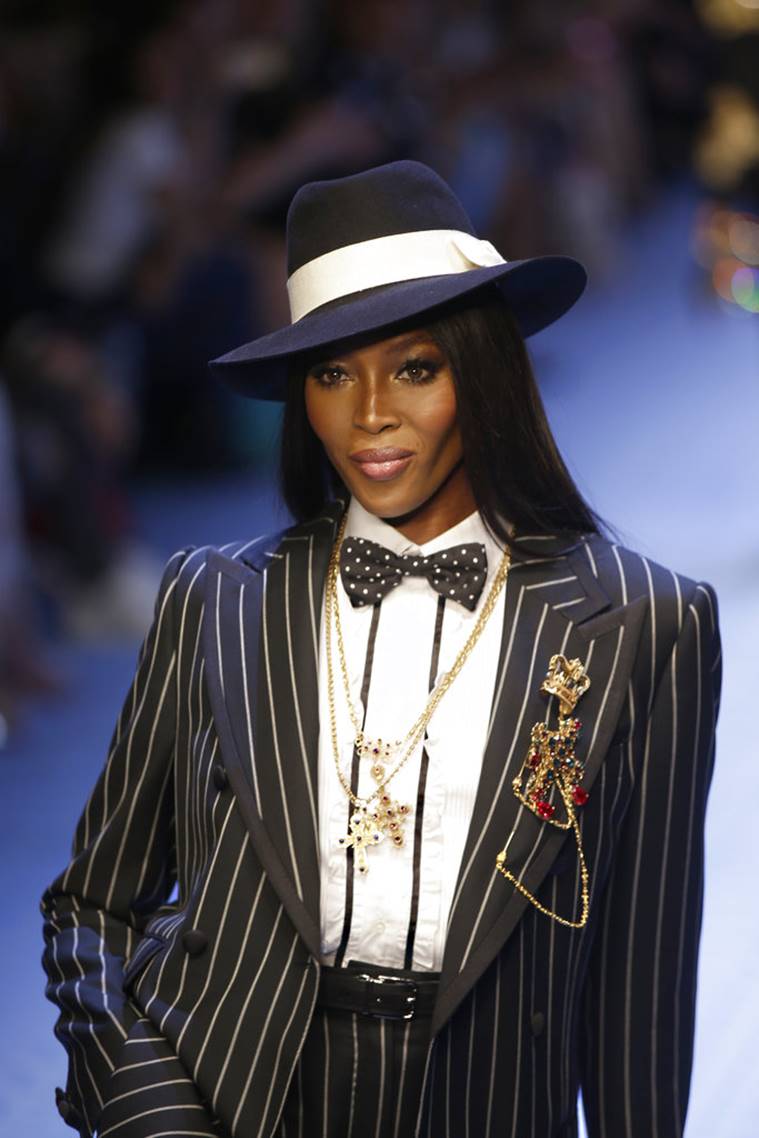 Naomi Campbell, Wizkid close the Dolce and Gabbana 2019 men's Milan Fashion  Show in 'gangsta' style | Lifestyle News,The Indian Express