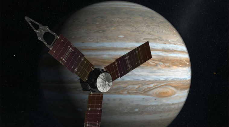 NASA, Juno spacecraft, Juno Jupiter orbit, NASA Junoe probe, spacecraft operations, solar system studies, origins of Jupiter, fuel systems, sceintific data