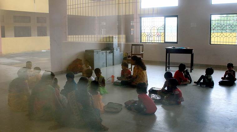 No blackboards, benches in schools built for children displaced by Navi Mumbai Airport project