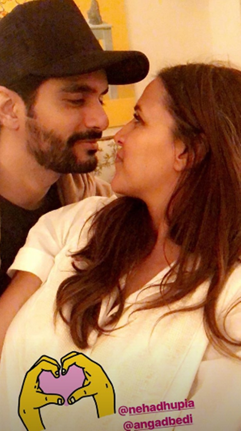 neha Dhupia, angad bedi