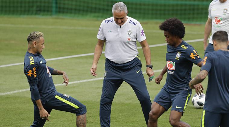 Neymar back in training with Brazil ahead of World Cup