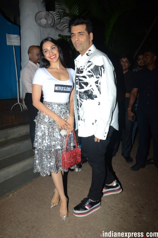 kiara advani with karan johar