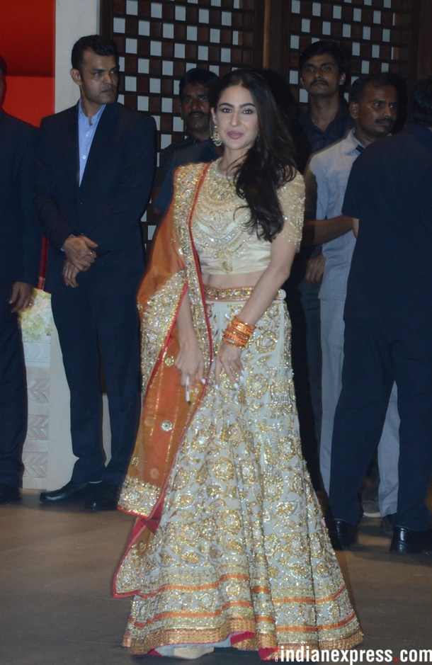 sara ali khan at ambani bash