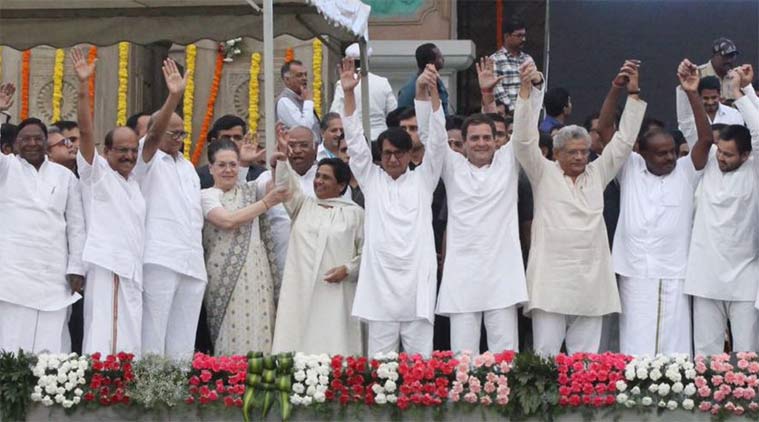 Opposition unity, Bharatiya Janata party, Indian national congress, 2019 lok sabha elections, Opposition, Modi government, Opposition unity, parliament session, indian express, express opinion, 