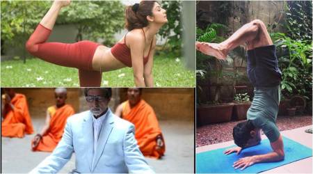 International Yoga Day 2018: Amitabh Bachchan to Shilpa Shetty, Bollywood celebs show off yoga poses