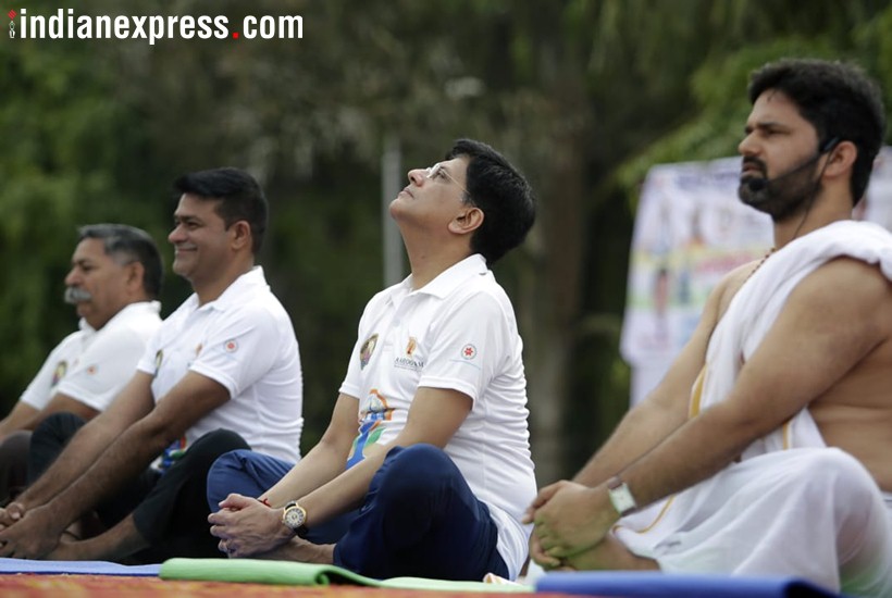 Yoga Day celebrations 2018: From one stretch to another, across the country