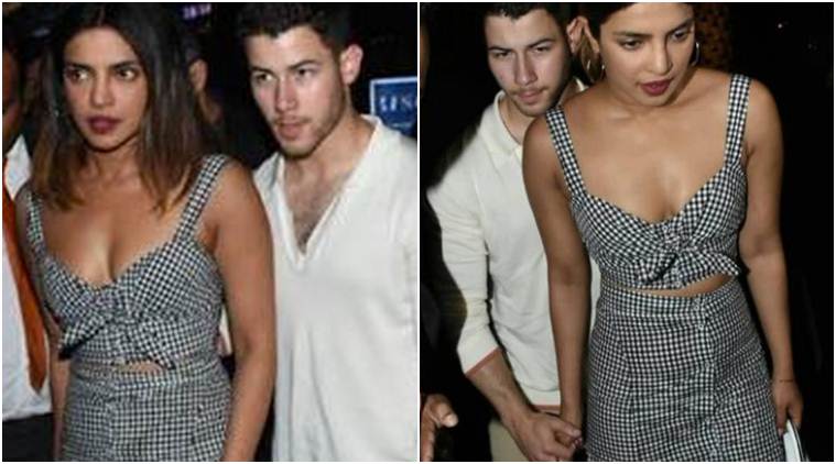 Xx Bf Xx Priyanka Chopra - Priyanka Chopra and Nick Jonas hold hands as they step out for a dinner  date | Entertainment News,The Indian Express