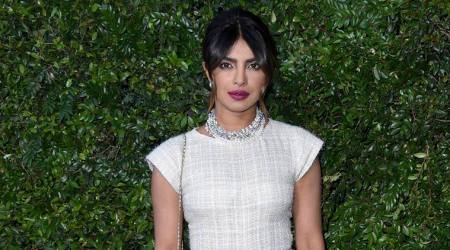 Priyanka Chopra oozes elegance in a pastel Chanel jumpsuit at brands benefit dinner