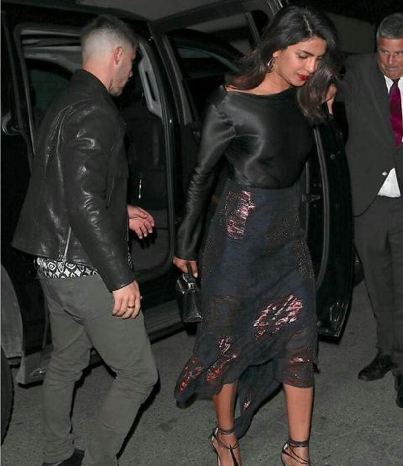 priyanka chopra and nick jonas dinner date