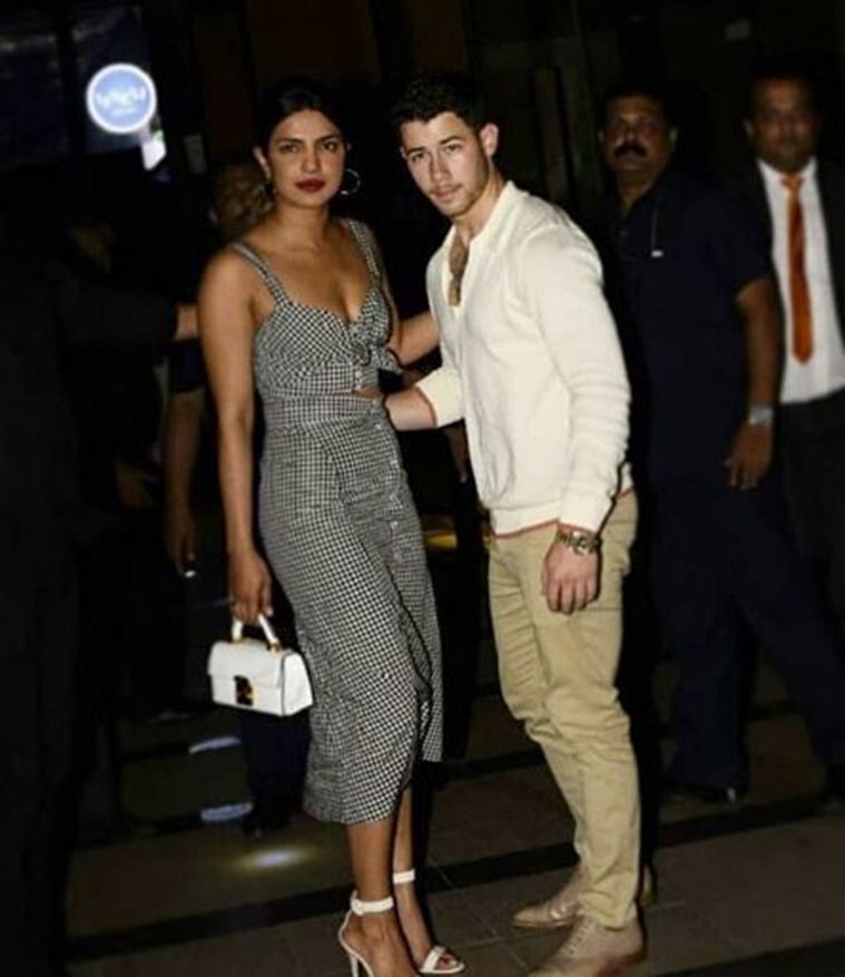 Priyanka Chopra and Nick Jonas hold hands as they step out for a dinner