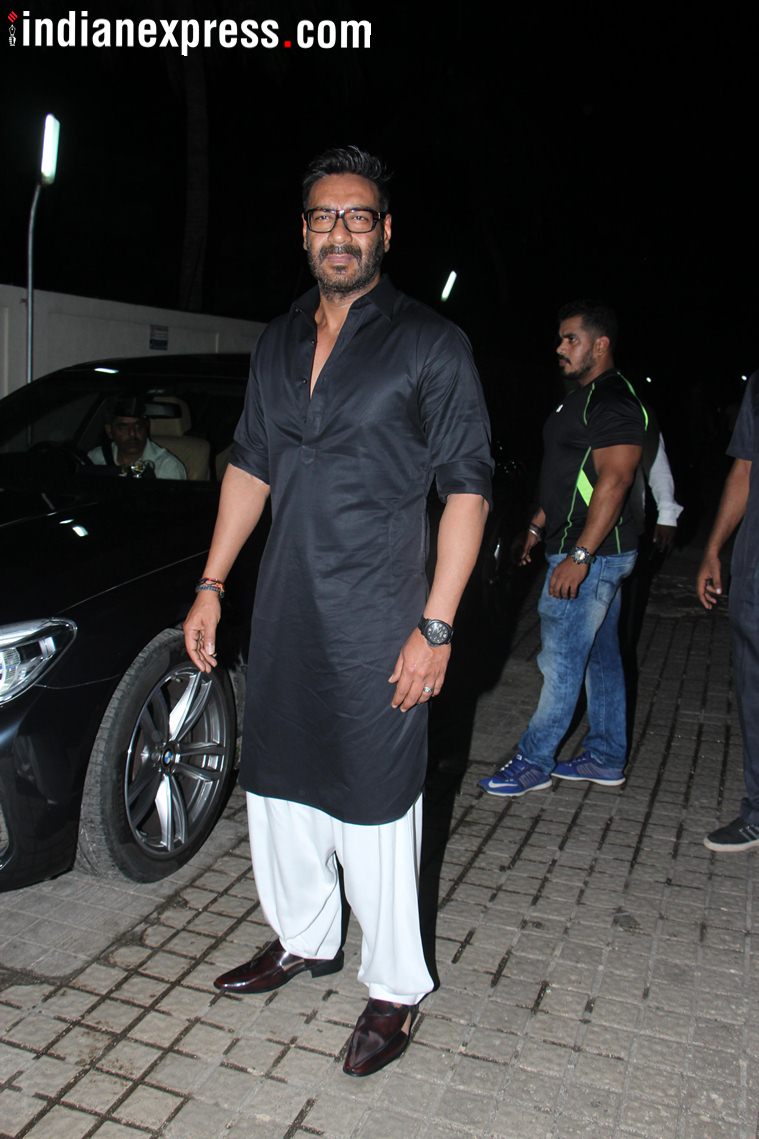 ajay devgn attend race 3 screening