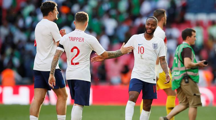 Dele Alli of England during the 2018 FIFA World Cup Group G match