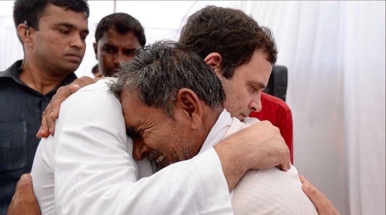 Rahul Gandhi mandsaur farmer rally