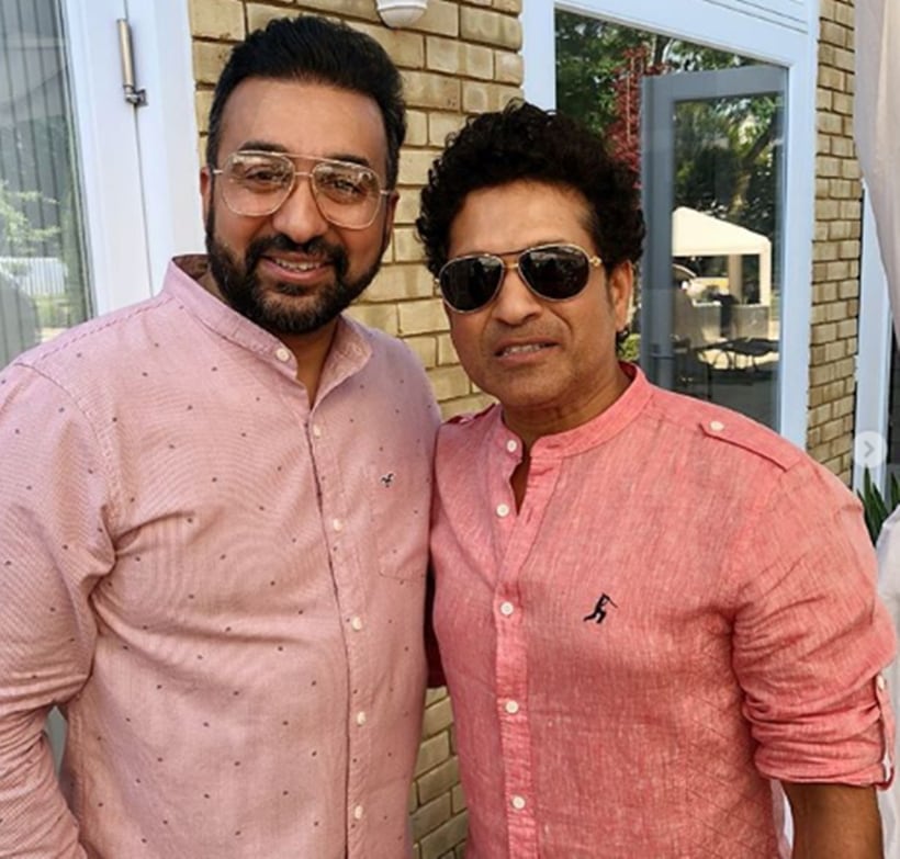Raj Kundra, sachin tendulkar