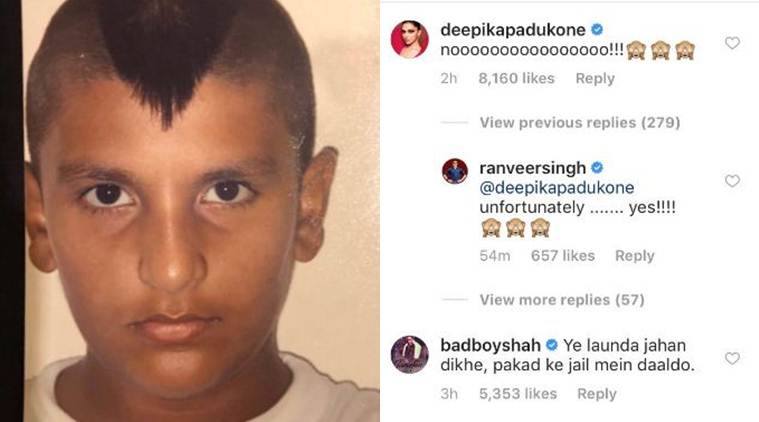 ranveer singh instagram photo deepika padukone